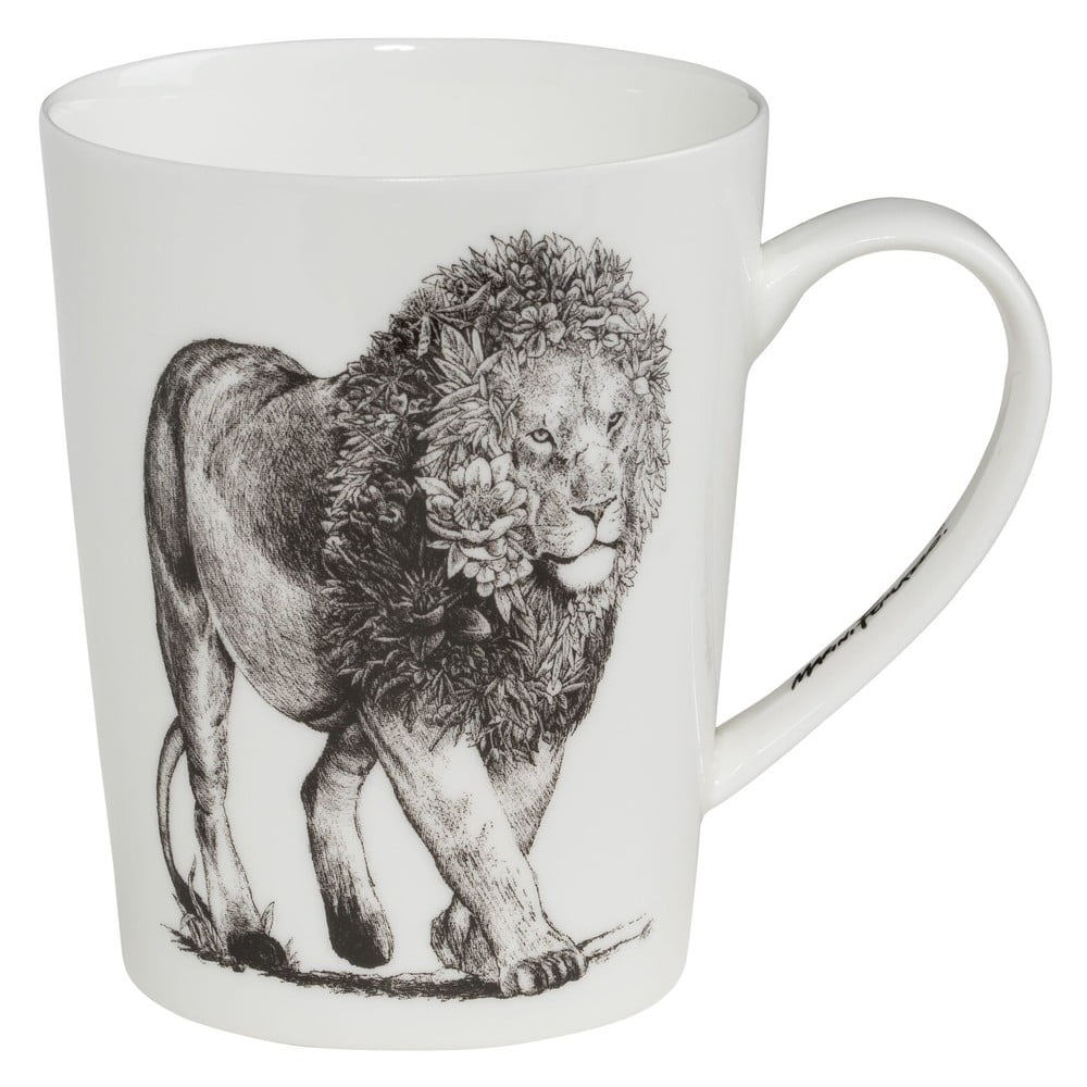 Marini Ferlazzo Lion fehér porcelán bögre