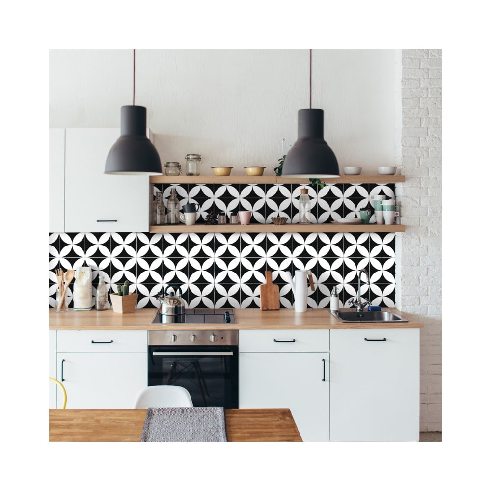 Wall Decal Cement Tiles Aniello 60 db-os falmatrica szett